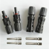 5 pairs MC4 Connector 1500V 50A Male/Female Solar Cell Panel Surya